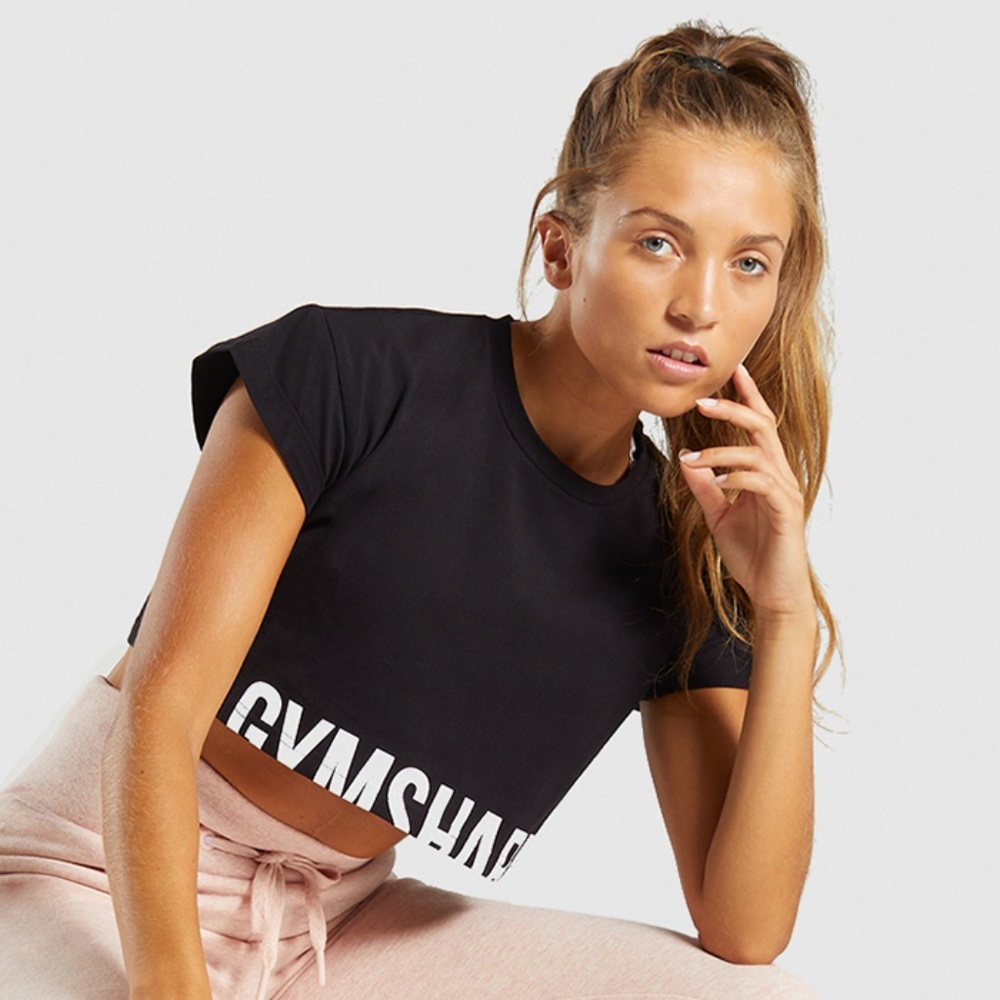 Gymshark New Fraction Crop Top- S